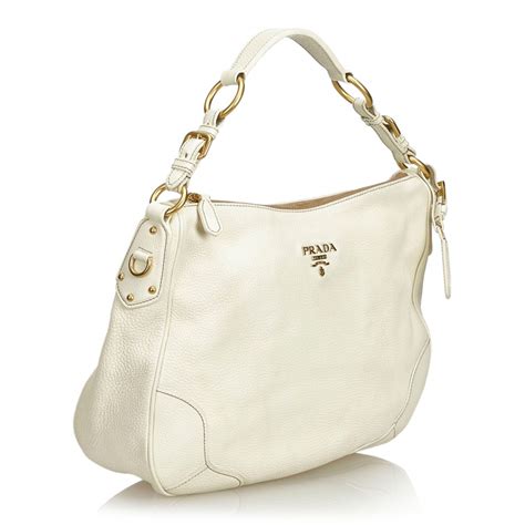 prada bag white|prada handbags white leather.